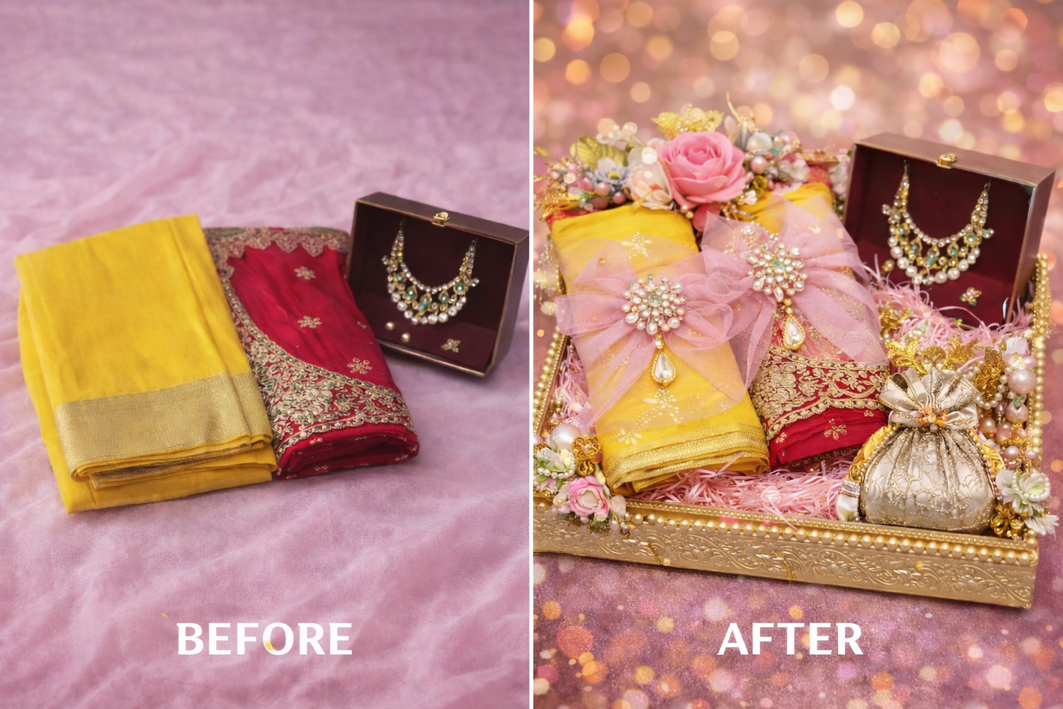 before after trousseau giftywrap aboutus