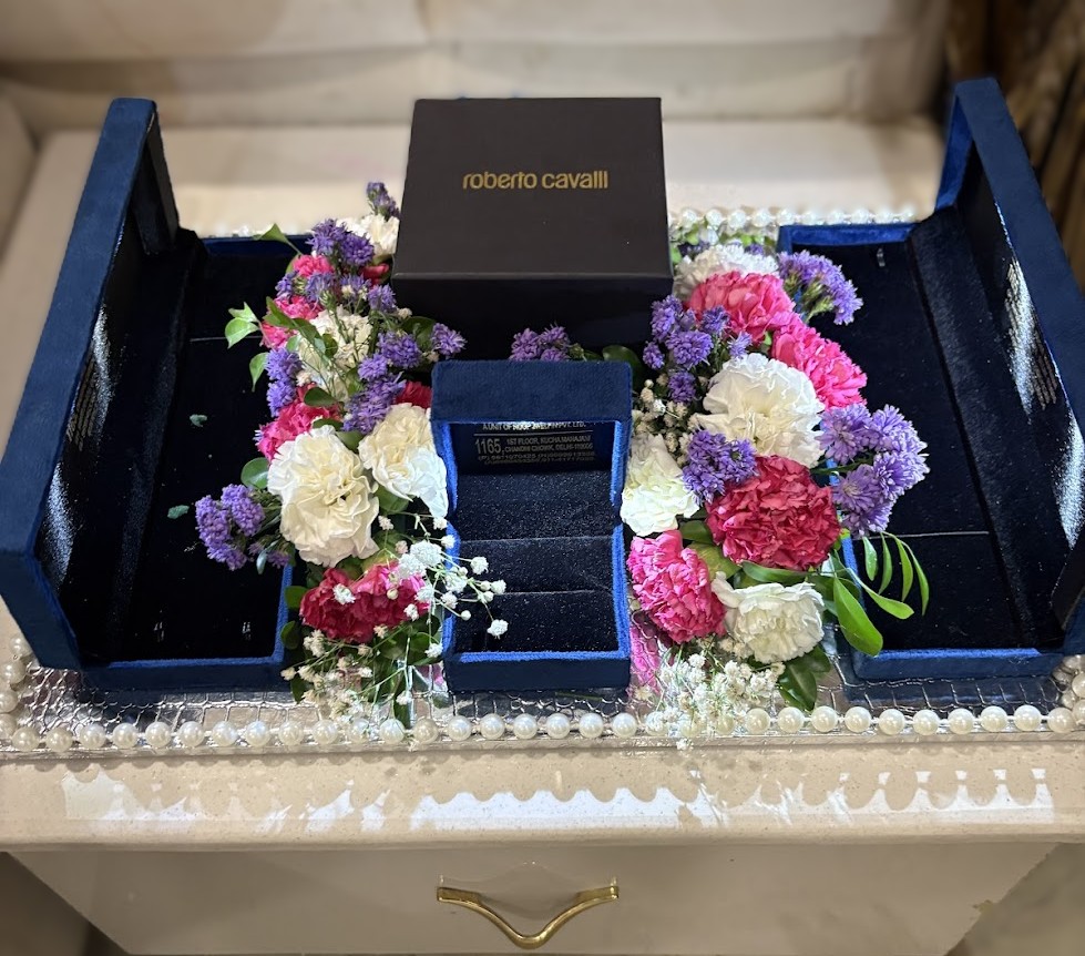 ring ceremony platter decoration